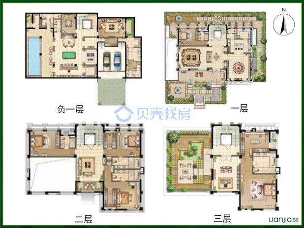 居室：6室6厅6卫 建面：863m²