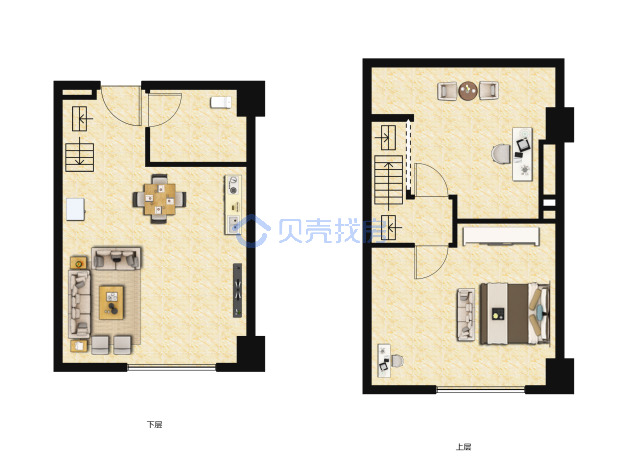 居室：2室1厅1卫 建面：28m²