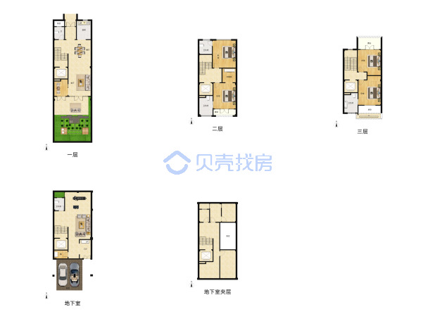 居室：4室2厅5卫 建面：200m²