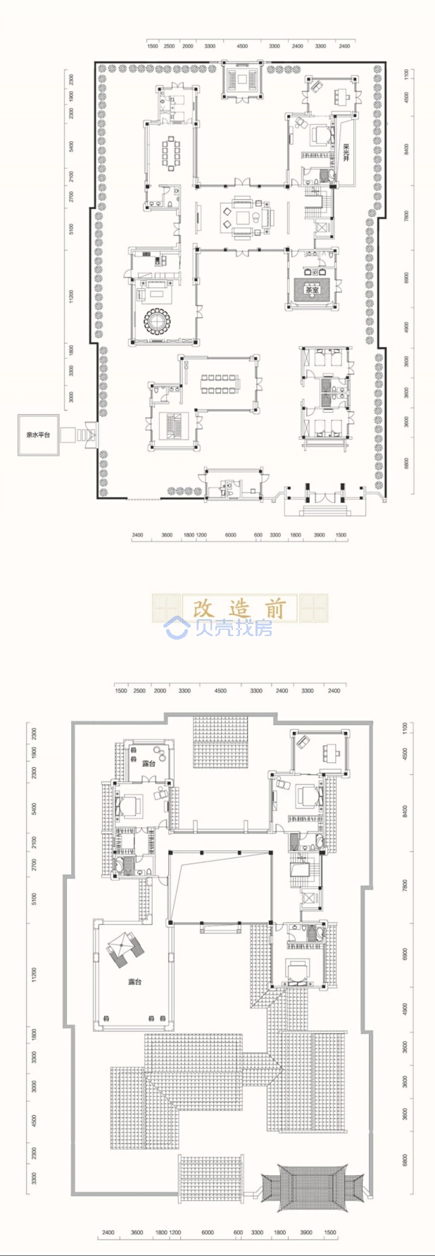 居室：7室3厅6卫 建面：1117m²