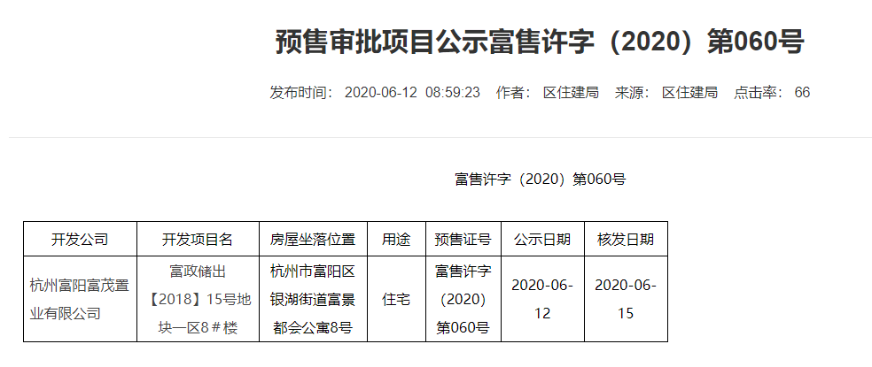 【杭州市金茂万科新都会楼盘】房价,户型,开盘时间详情 预售许可证