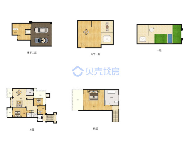 居室：4室2厅3卫 建面：144m²