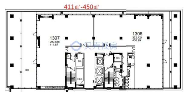 居室：1室0厅0卫 建面：450m²