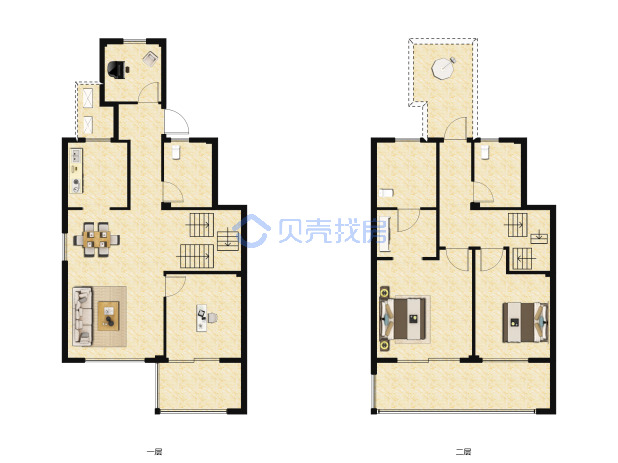 居室：4室2厅3卫 建面：142m²