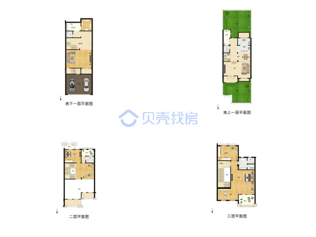 居室：4室2厅4卫 建面：330m²