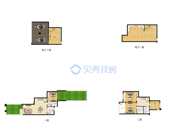 居室：4室2厅3卫 建面：130m²