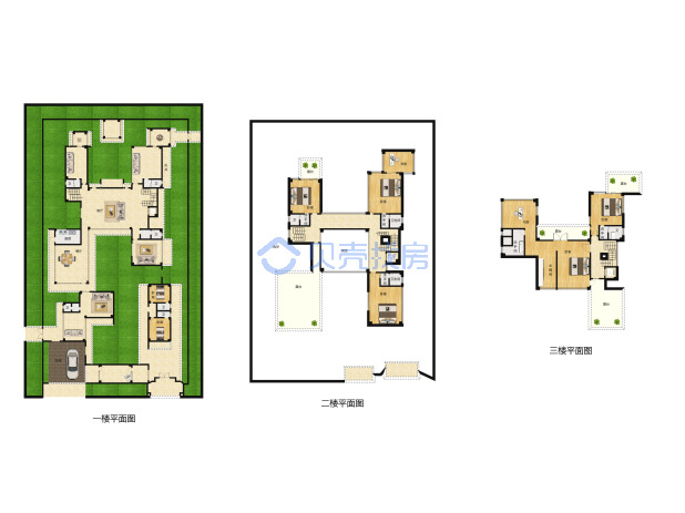 居室：6室3厅6卫 建面：1141m²