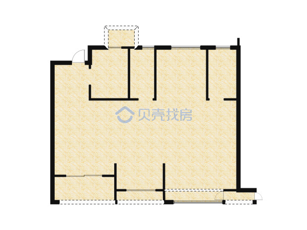 居室：3室2厅2卫 建面：97m²