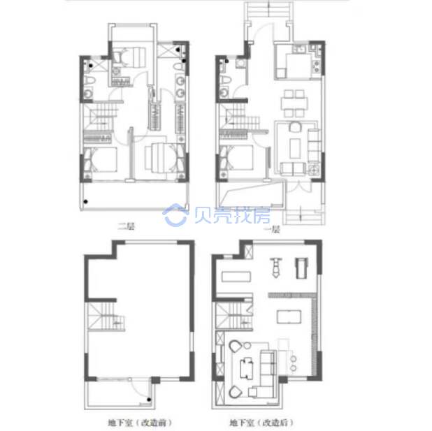 居室：4室2厅3卫 建面：210m²