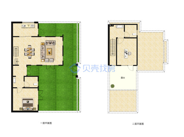 居室：2室2厅2卫 建面：91m²