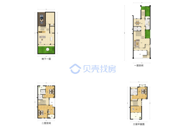 居室：4室2厅4卫 建面：240m²