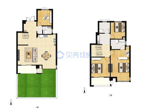 居室：4室2厅3卫 建面：142m²