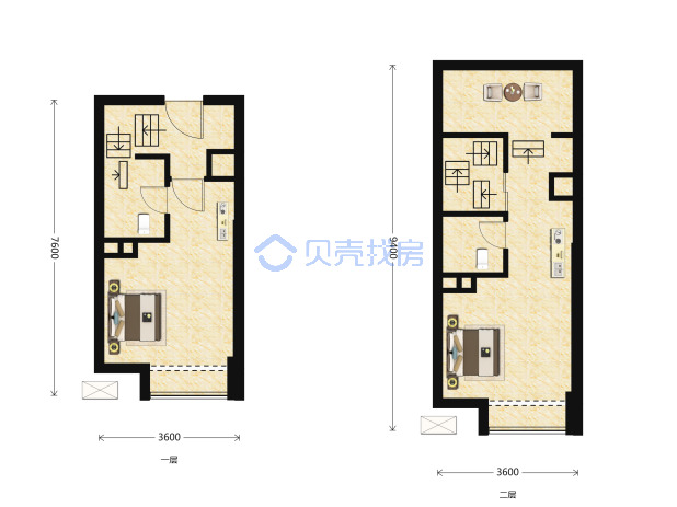 居室：3室0厅2卫 建面：41m²