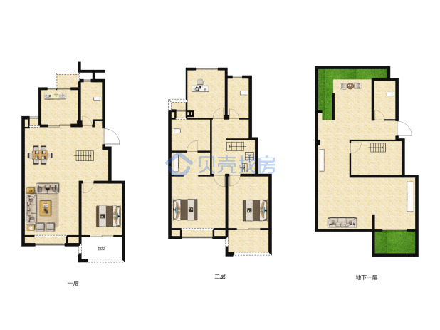 居室：4室2厅2卫 建面：228m²