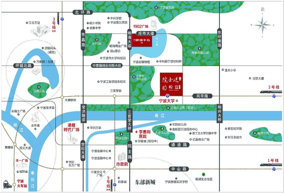 【宁波市富力院士廷楼盘】房价,户型,开盘时间详情 楼栋