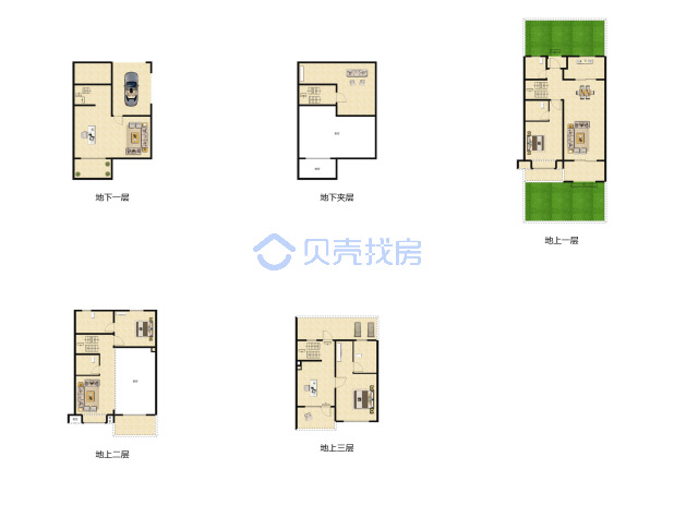 居室：5室2厅5卫 建面：275m²