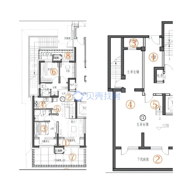 居室：3室1厅2卫 建面：180m²