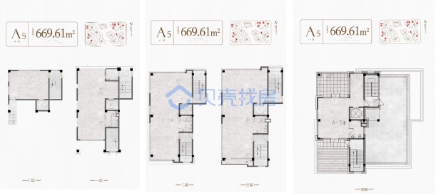 居室：5室3厅4卫 建面：669.61m²