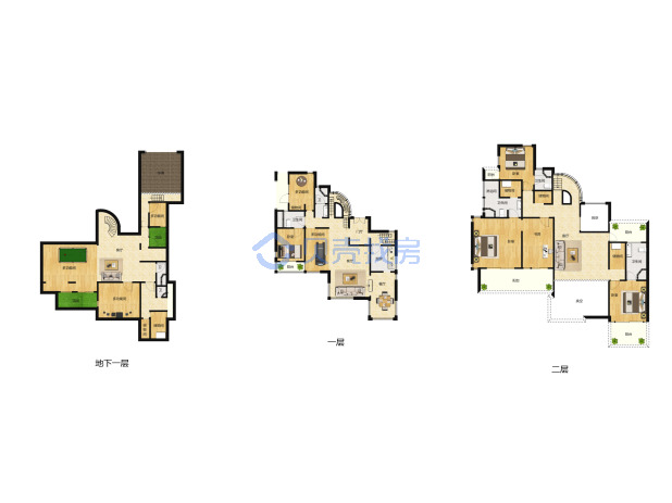 居室：6室5厅7卫 建面：457m²