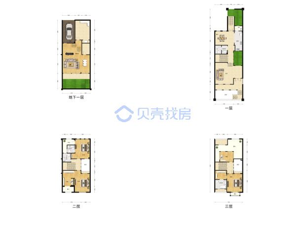 居室：4室2厅4卫 建面：236m²