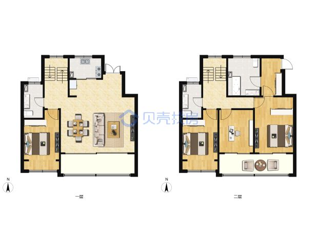 居室：4室2厅3卫 建面：180m²