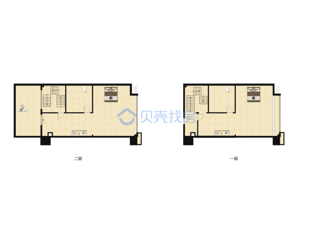 居室：3室2厅2卫 建面：48m²