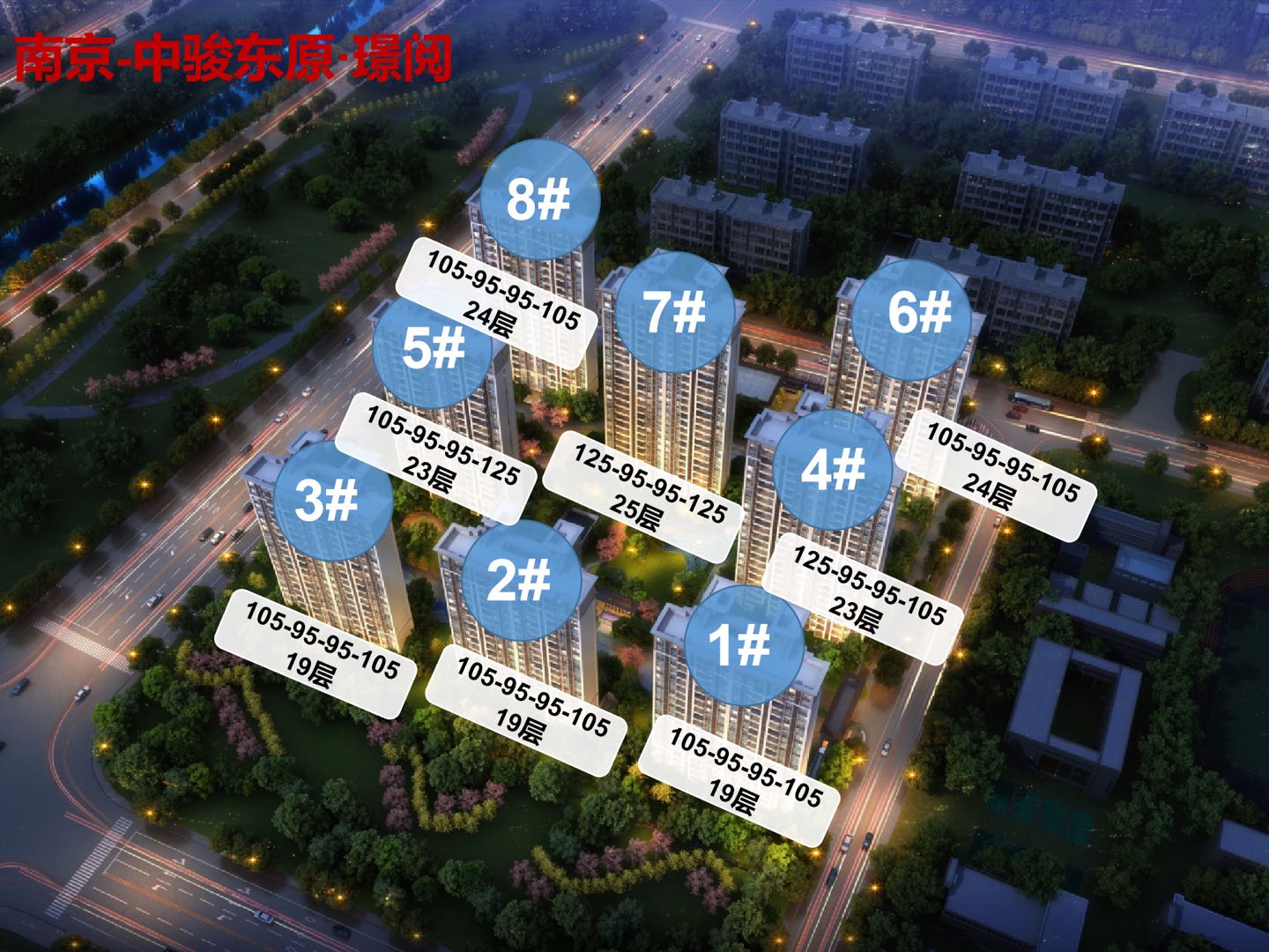 【南京市中骏东原璟阅楼盘】房价,户型,开盘时间详情 楼栋