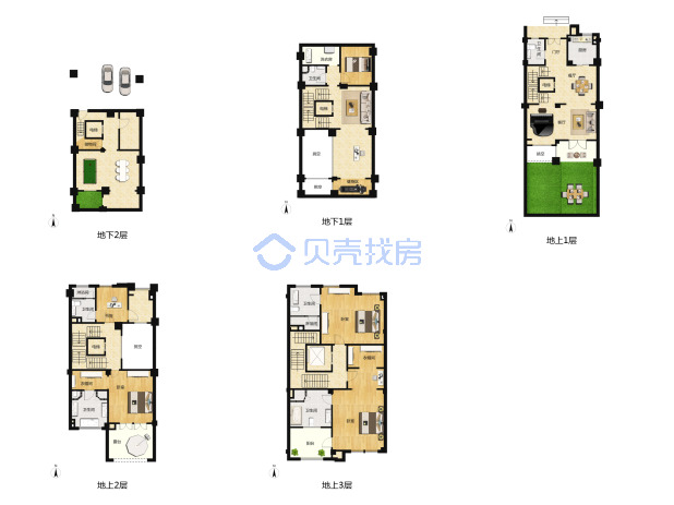 居室：5室5厅6卫 建面：255m²